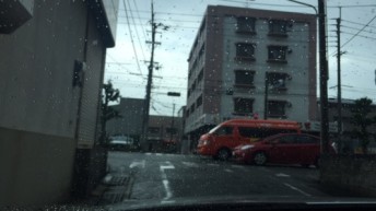 今日は雨です