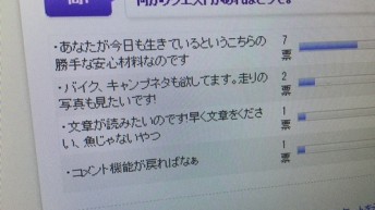 文章が読みたいの？