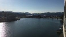 宿到着