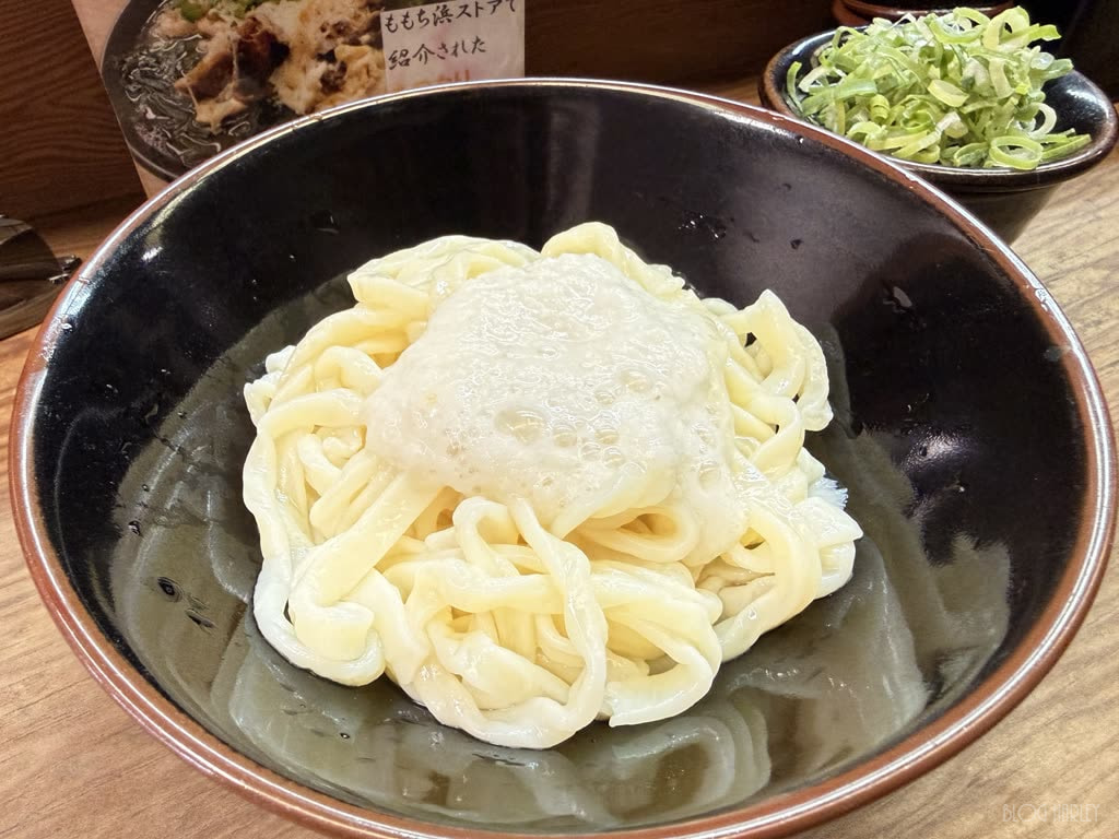 松島の冷やし山かけうどん