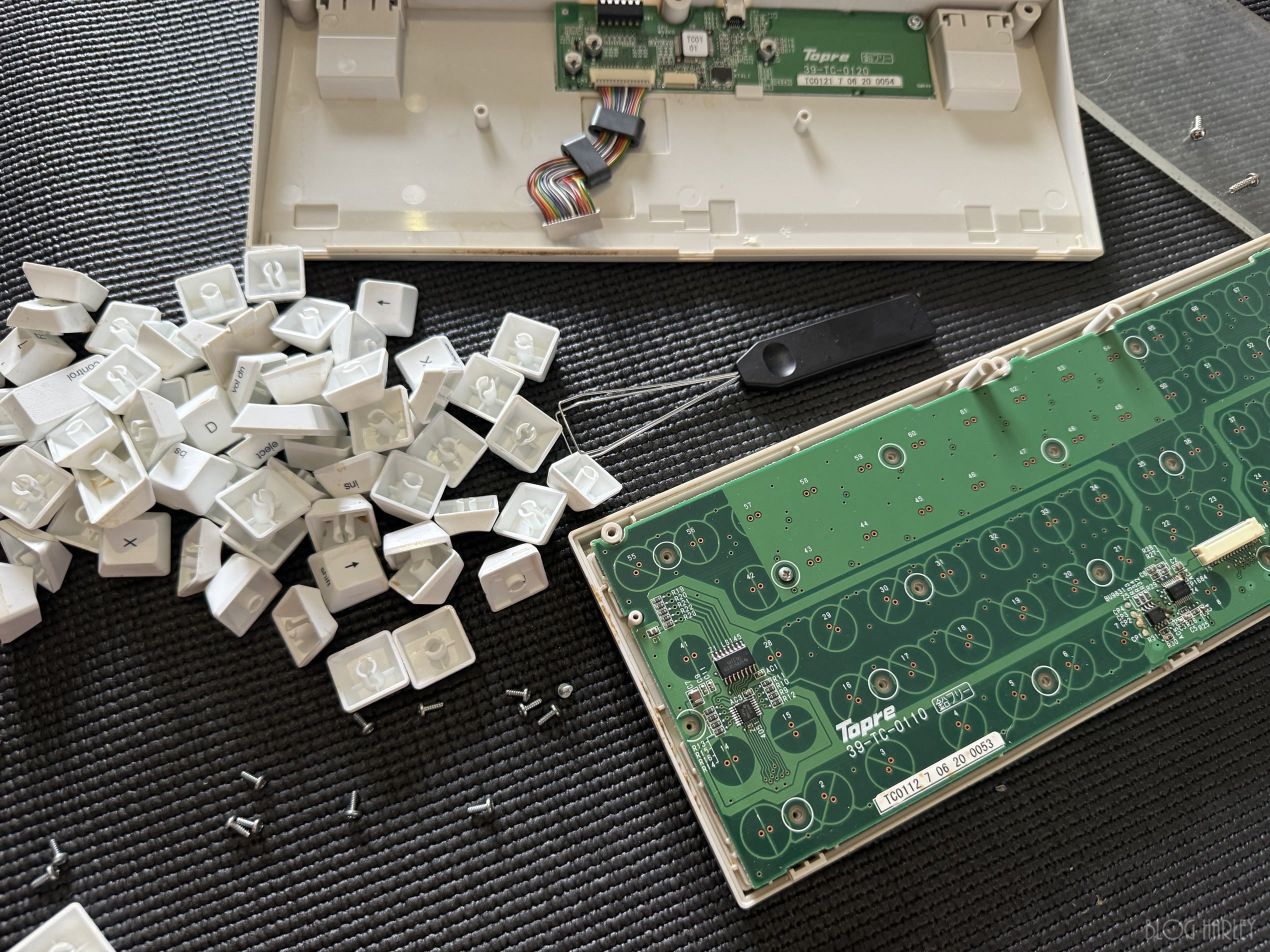 キーボード分解